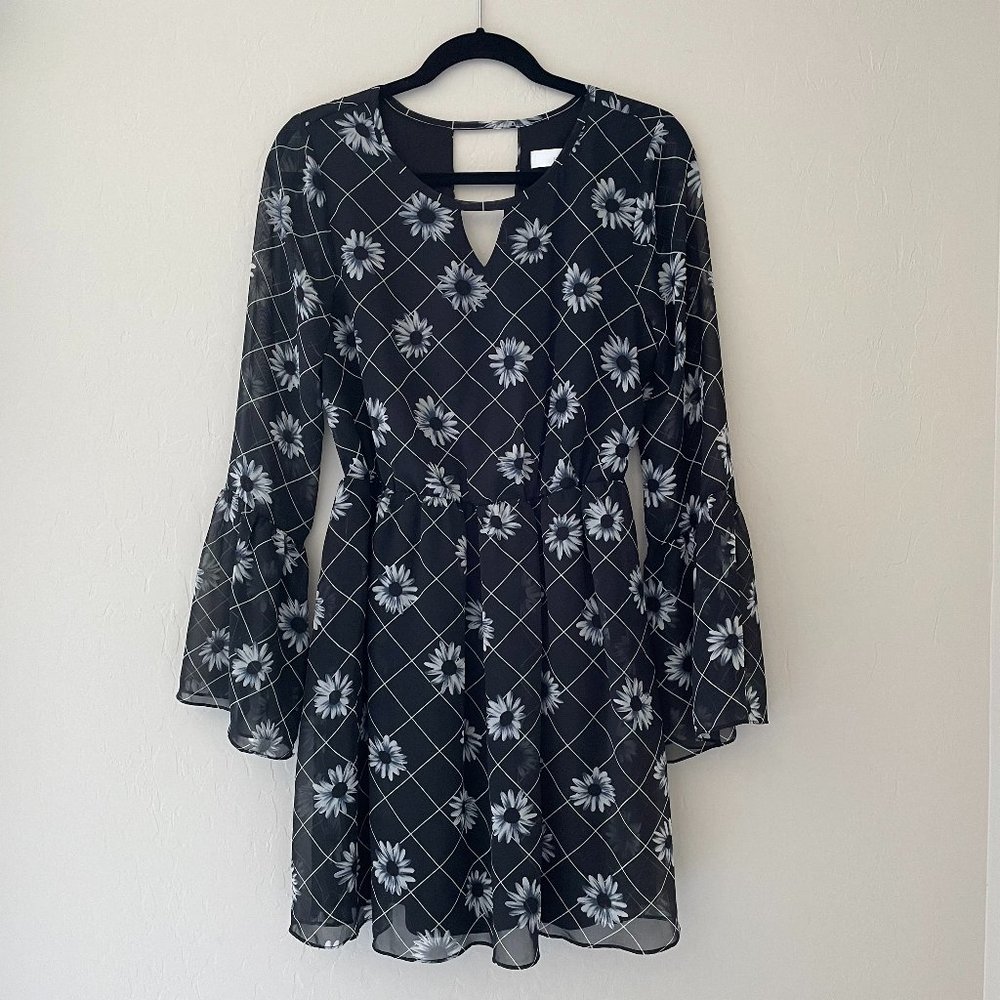 Aniina Daisy Checkered Black Dress